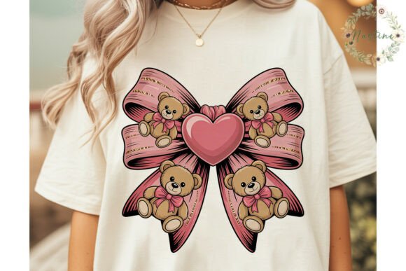 Download Teddy Bear Bow Valentine PNG Clipart - Clipart Collection