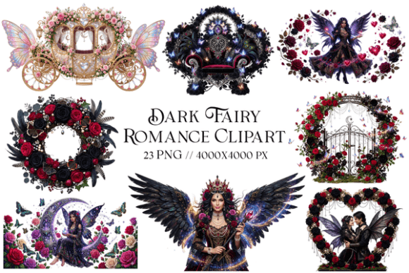 Download Dark Fairy Romance Clipart - Clipart Collection