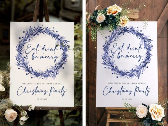 Download Christmas Welcome Sign &amp; Party Invite - Christmas Collection