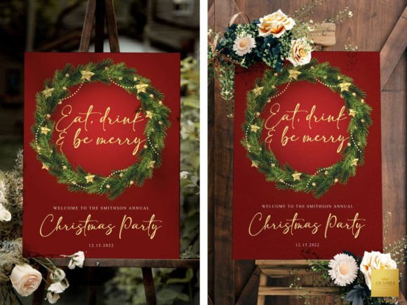 Download Christmas Welcome Sign &amp; Party Invite - Christmas Collection