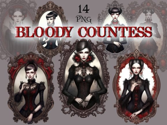 Download Bloody Countess, Dark Aesthetic Clipart - Clipart Collection