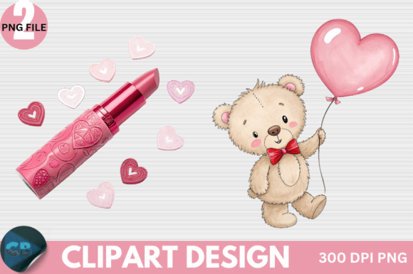 Download Retro Pink Valentine Clipart PNG - Clipart Collection
