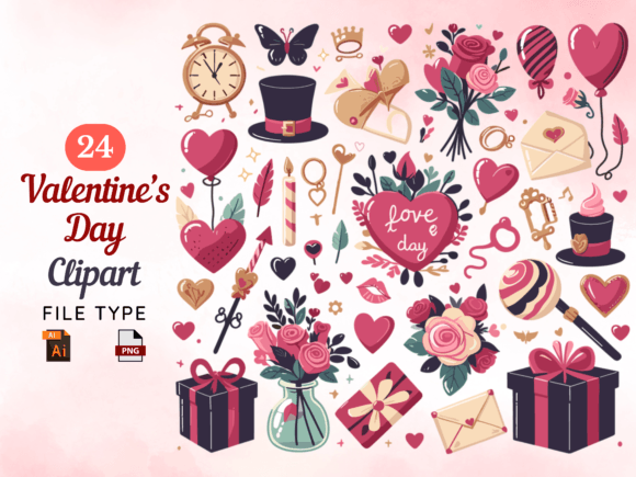 Download Cute Valentine's Clipart Sublimation - Clipart Collection