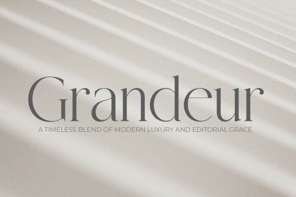 Download Grandeur – Elegant Classic Serif - Serif Collection