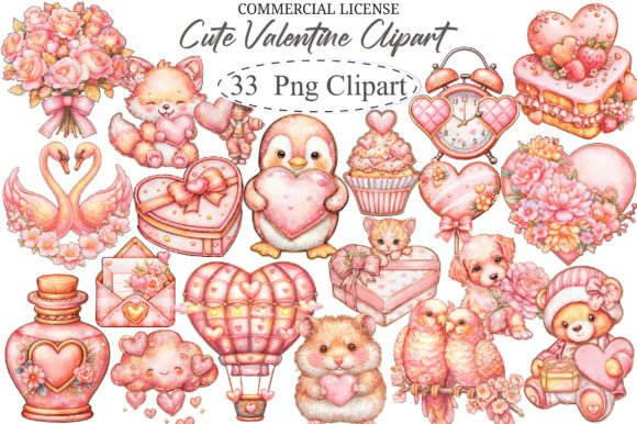 Download Cute Valentine Clipart - Clipart Collection