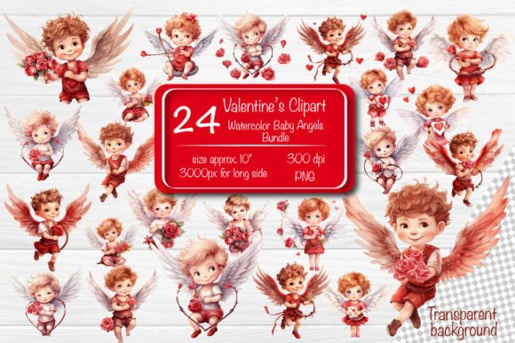 Download Baby Angel Bundle PNG Boy Cupid Clipart - Clipart Collection