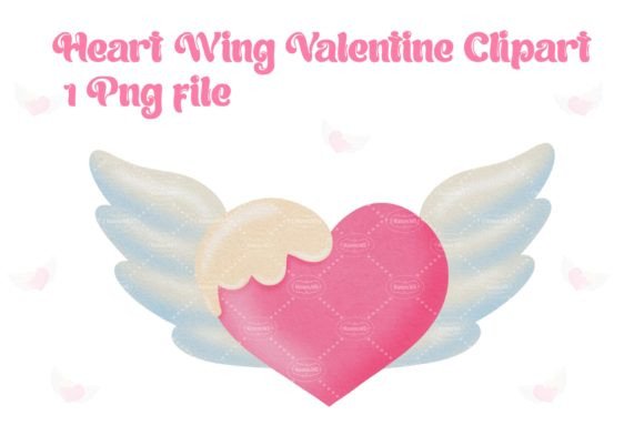 Download Heart Wing Valentines Clipart,Png - Clipart Collection