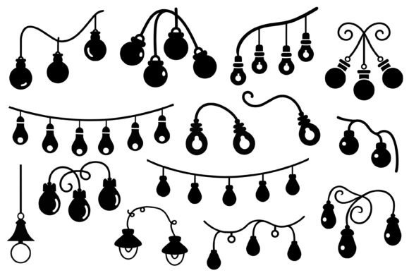 Download Christmas Lights Silhouette - Christmas Collection