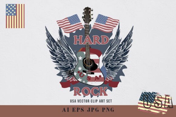 Download Like an American Vector Clipart Set - Clipart Collection