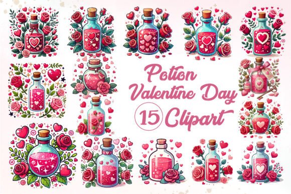 Download Valentine Love Potion Clipart - Clipart Collection