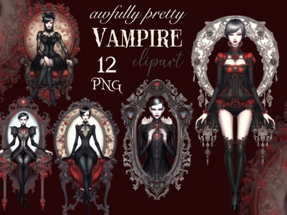 Download Pretty Vampire, Gothic Girl Clipart - Clipart Collection