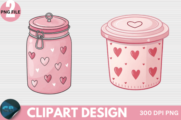 Download Retro Pink Valentine Clipart PNG - Clipart Collection