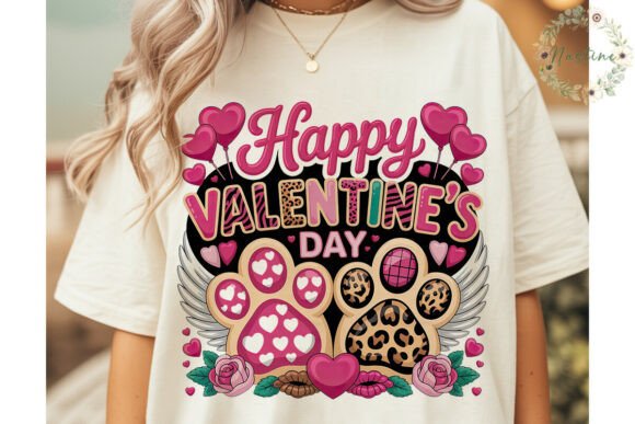Download Happy Valentine's Paw Print PNG Clipart - Clipart Collection