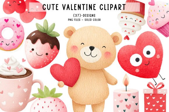 Download Cute Valentine Clipart - Clipart Collection