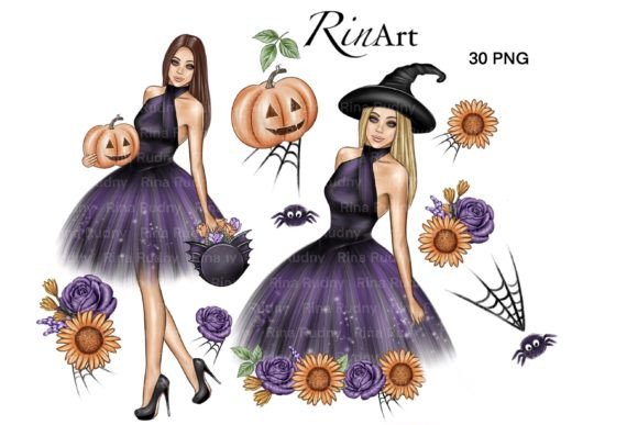 Download Halloween Clipart, Witch Gothic Girl Png - Clipart Collection