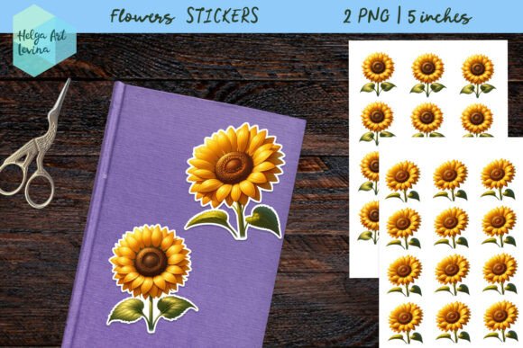 Download Stickers Printable PNG, Flowers - Printable png Collection