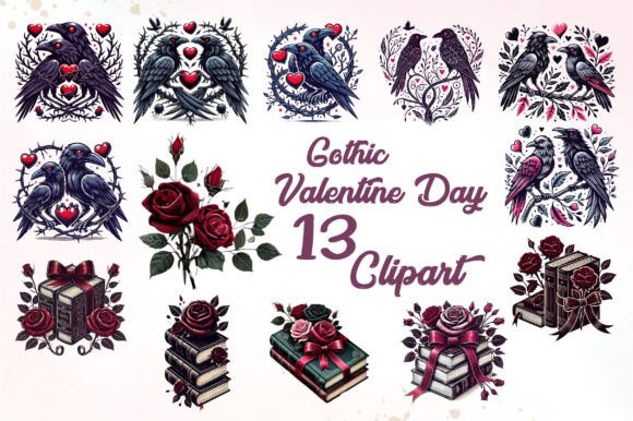 Download Gothic Valentine Clipart - Clipart Collection