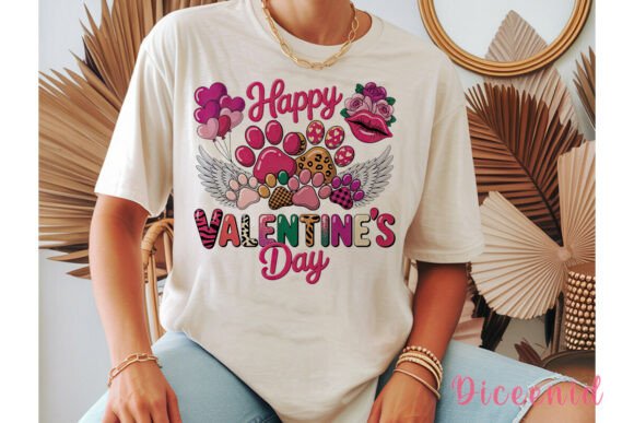 Download Happy Valentine's Paw Print PNG Clipart - Clipart Collection