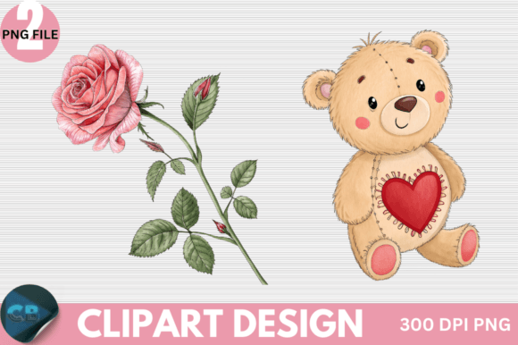 Download Retro Pink Valentine Clipart PNG - Clipart Collection