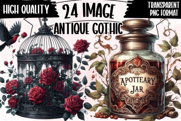 Download Antique Gothic Sublimation Clipart PNG - Clipart Collection