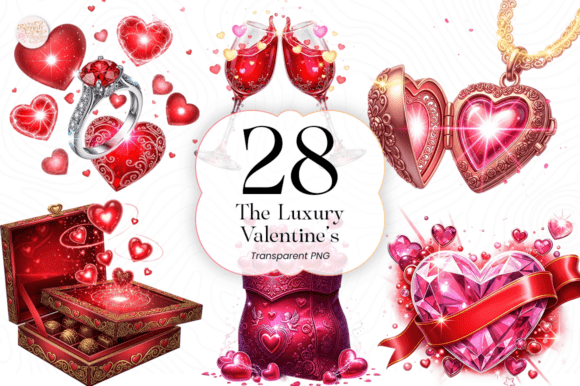 Download Luxury Valentine PNG Clipart Elegant - Clipart Collection