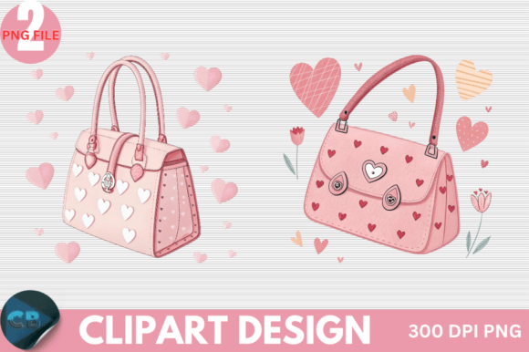 Download Retro Pink Valentine Clipart PNG - Clipart Collection