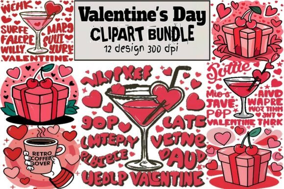 Download ❤️ Valentine’s Day Clipart Bundle PNG | - Clipart Collection