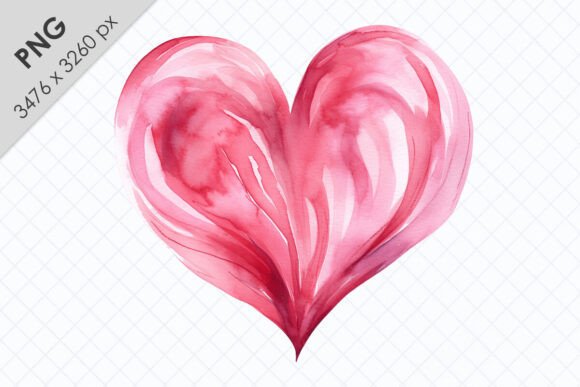 Download Watercolor Heart Clipart - PNG Element - Clipart Collection