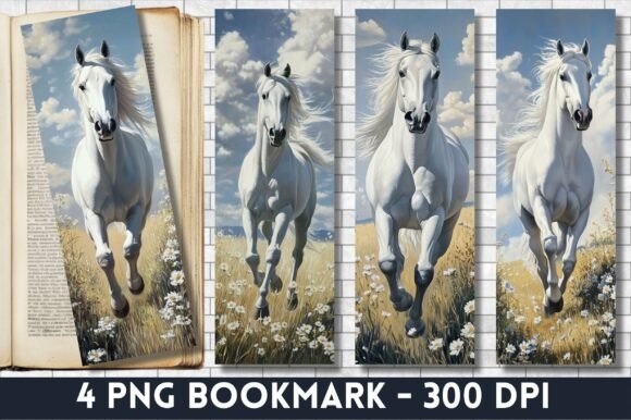 Download Watercolor Horse Bookmarks Printable Png - Printable png Collection
